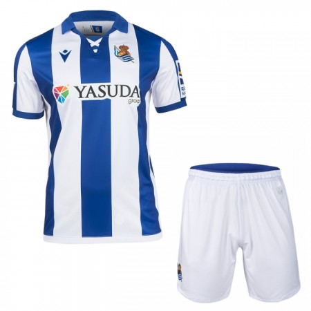 Camisolas Real Sociedad Criança 1º Equipamento Principal 2024-25 Manga Curta